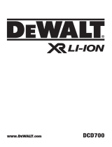 DeWalt DCD700 User manual