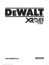 DeWalt DCS520 User manual