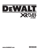 DeWalt DCS520 User manual