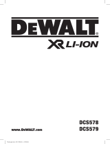 DeWalt DCS579 User manual