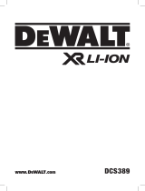 DeWalt DCS389 User manual