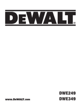 DeWalt DWE249 User manual