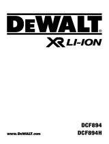 DeWalt DCF894 User manual