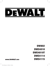 DeWalt DWE4010 User manual