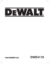 DeWalt DWE4119 User manual