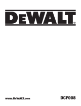 DeWalt DCF008 User manual