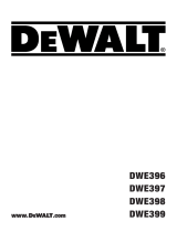 DeWalt DWE399 User manual