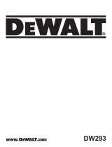 DeWalt DW293 User manual