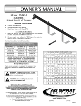 AG Spray Equipment FSBK-2 Owner's manual