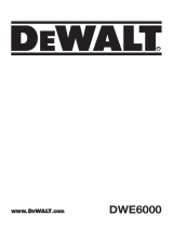 DeWalt DWE6000 User manual