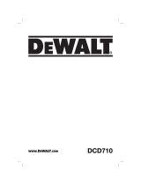 DeWalt DCD710 User manual