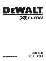 DeWalt DCF889 User manual