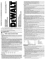 DeWalt DW828 User manual