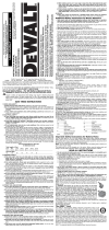 DeWalt DC222KA User manual