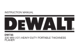 DeWalt DW735 User manual