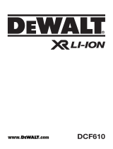 DeWalt DCF610 User manual