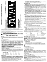 DeWalt DW304P User manual