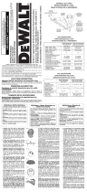 DeWalt D51822 User manual