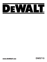DeWalt DWS715 User manual