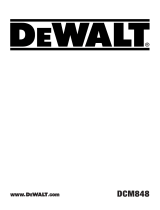 DeWalt DCM848 User manual
