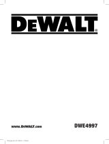DeWalt DWE4997 User manual