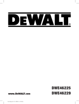 DeWalt DWE46225 User manual