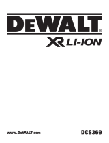 DeWalt DCS369 User manual