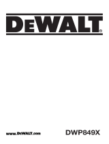 DeWalt DWP849X User manual