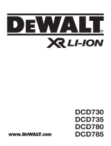 DeWalt DCD735 User manual