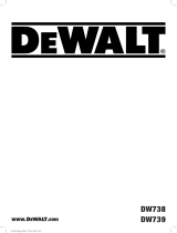 DeWalt DW738 User manual