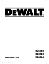 DeWalt D26200K User manual