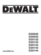 DeWalt D25033 User manual