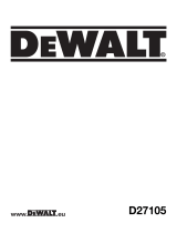 DeWalt D27105 User manual