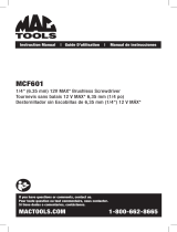 MAC TOOLS MCF601 User manual