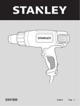 Stanley SXH1800 User manual