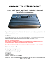 Atari 2600 Installation Instructions Manual