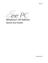 Asus Eee PC E4123 Quick setup guide
