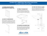 Adjust-a-Sink Comfort Fit 3050 Mounting instructions