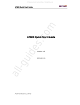 ATCOM AT800 Quick start guide