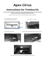 Apex Cirrus Trimless kit Instructions Manual