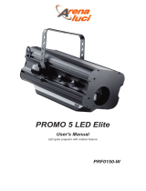 Arena Luci PROMO 5 LED Elite User manual