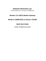 Actiontec Electronics C2000A User manual