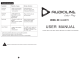 AUDIOLINE ALBABY8 User manual