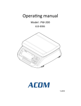 Acom PW-200 Operating instructions