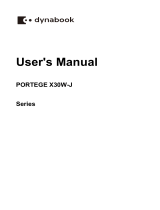 Toshiba X30W-J (PDA13) User guide