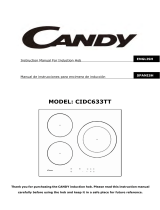 Candy CIDC633TT User manual