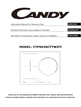 Candy Table induction CTPS63SCTT Zone Flexible Noir User manual