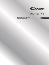 Candy MIC440VTX-6 User manual