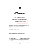 Candy CBGM30DS-UK User manual