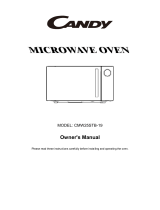 Candy CMW25STB-19 User manual